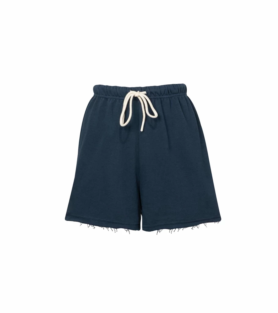 PINK MOTEL Luna Shorts - Royal Blue Denim High Waist Vintage Style - Atelier Talia Sol Collection