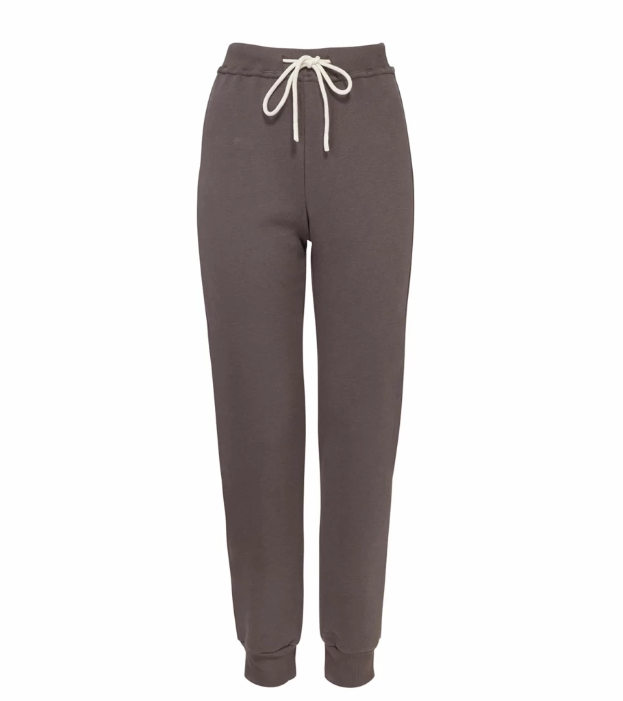 PINK MOTEL Luna Track Pants in Khaki by Atelier Talia Sol - Women's High-Waisted Athletic Joggers