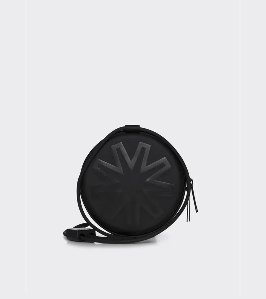 RAINS Spin Bag - Waterproof Crossbody Bag for Women & Men, Lightweight Travel Backpack, Compact Daypack, Black