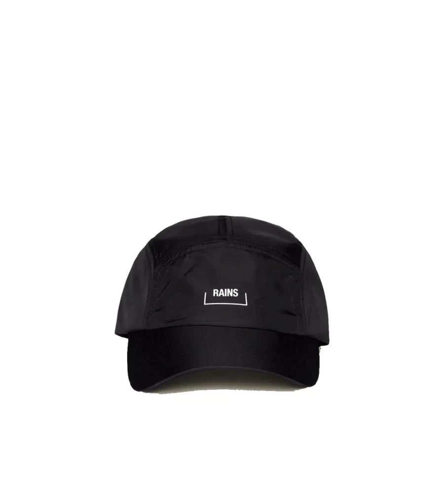 RAINS Men's Waterproof Garment Cap - Black Outdoor Rain Hat