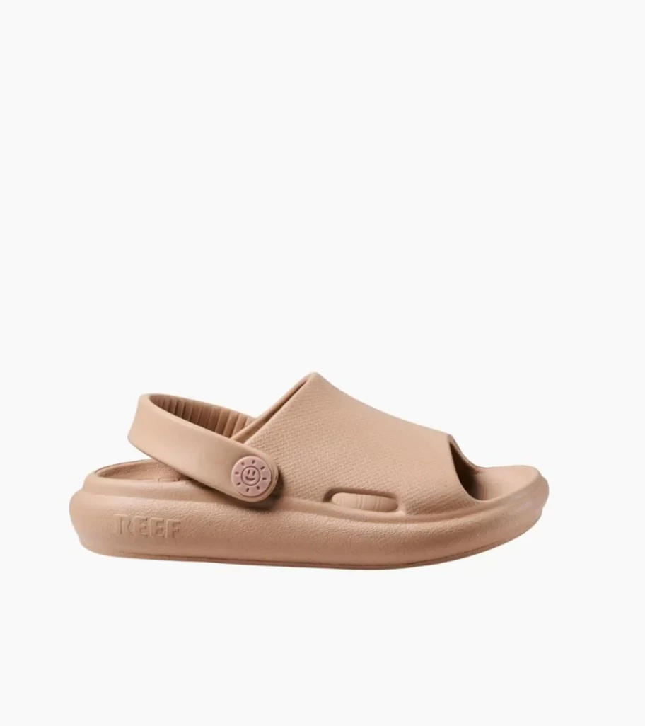 REEF Little Rio Kids Slide Sandals - Nomad Atelier Talia Sol Water-Friendly Beach Shoes