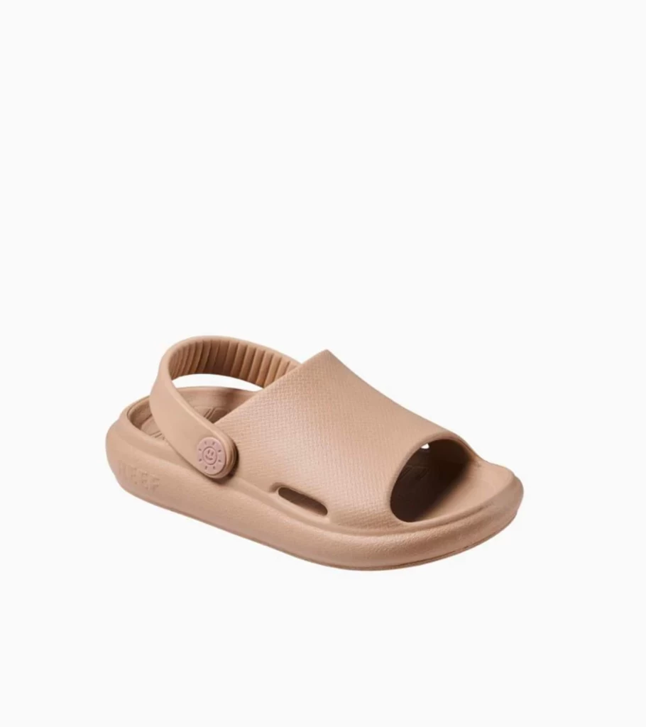 REEF Little Rio Kids Slide Sandals - Nomad Atelier Talia Sol Water-Friendly Beach Shoes