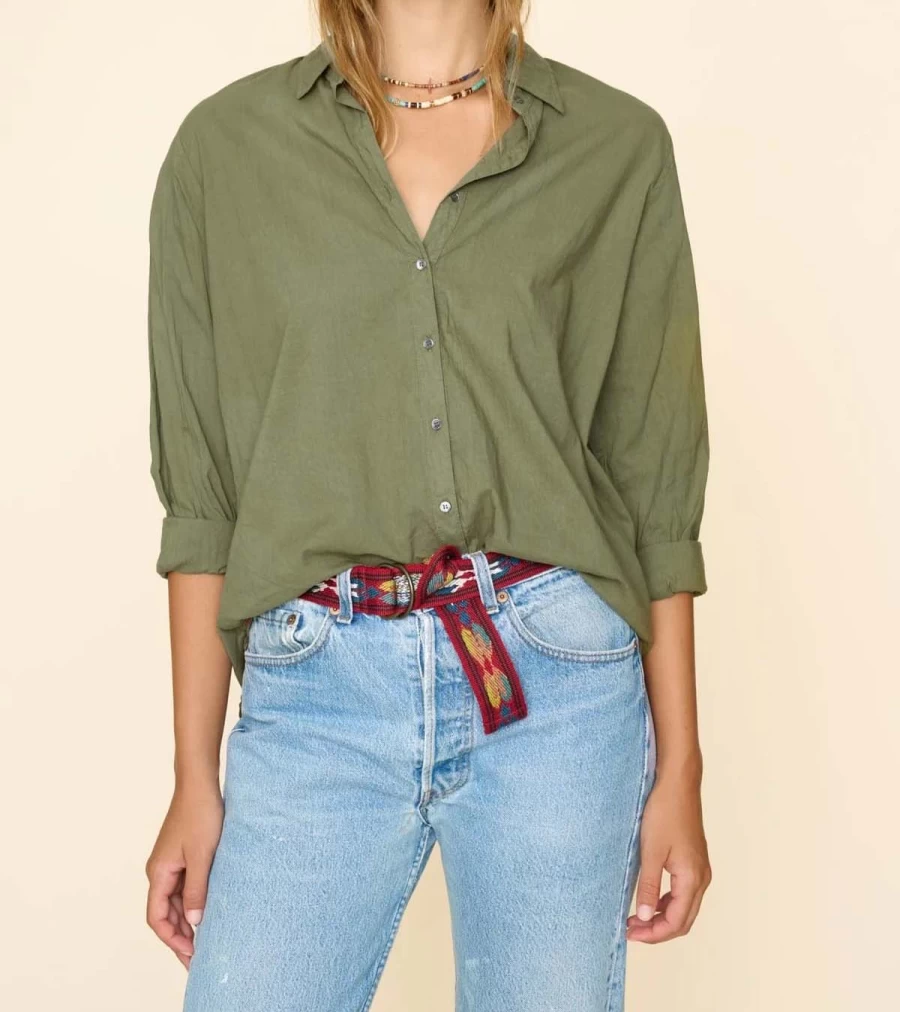 PINK MOTEL Anita Shirt in Nude by Atelier Talia Sol - Women's Fashion Top